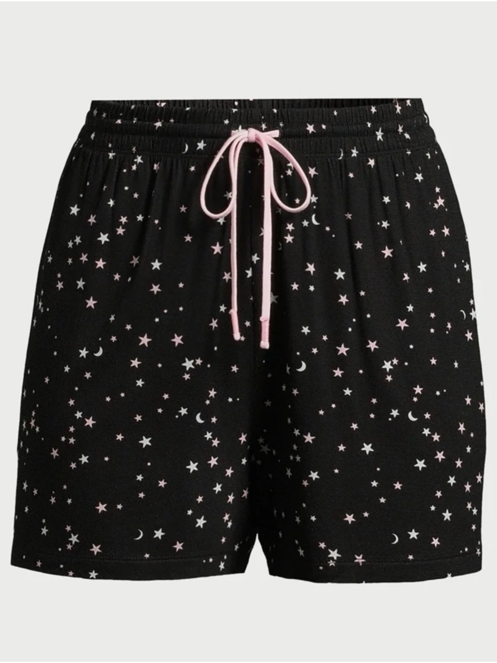 Joyspun Black Soot Super Soft Knit Pull On Sleep Shorts - Picture 7 of 7